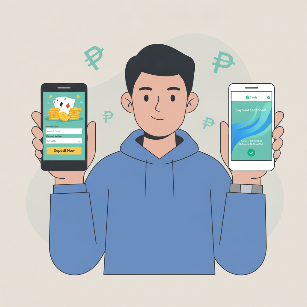 Illustration: First Deposit on RK ZONE: How to Load PHP 100-500 via GCash